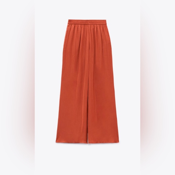 Burnt Orange flowy trousers - Picture 6 of 12